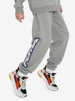 Брюки PUMA Basketball Hoopstellations, серый, арт. 688977P0P-03