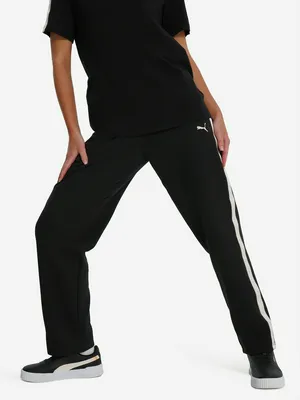 Брюки для девочек PUMA Tape Relaxed, черный, арт. 688492P0P-01