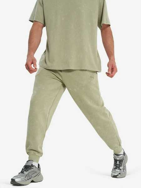 Брюки флисовые Puma Ess Elevated, зеленый, арт. 27792