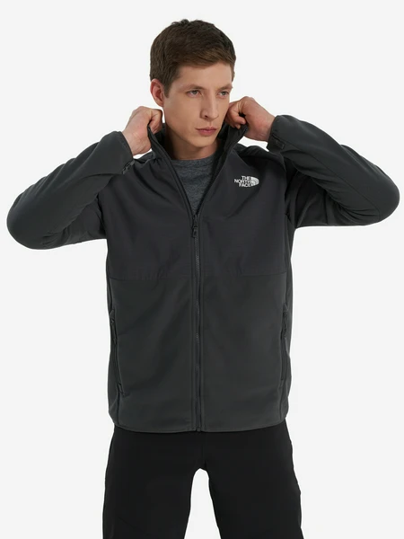 Толстовка The North Face Glacier Heavyweight, серый, арт. nf0a89jgu8m1t1k-.