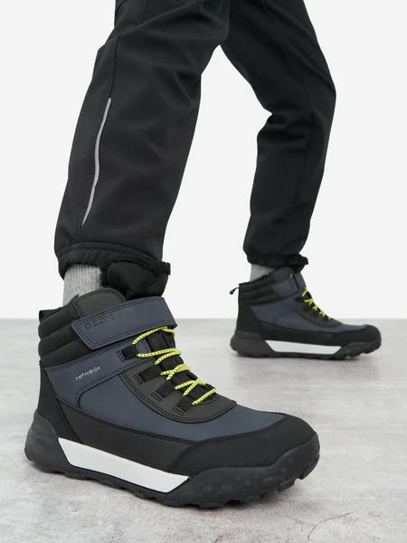 Ботинки утепленные Geox Trekkyup, синий, арт. j46mbe0memsg14-c0749