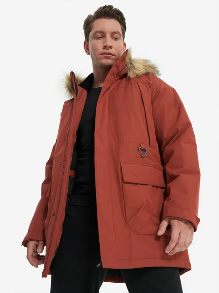 Куртка утепленная мужская, красный, арт. 27851