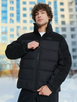 Пуховик мужской FILA, черный, арт. 136807