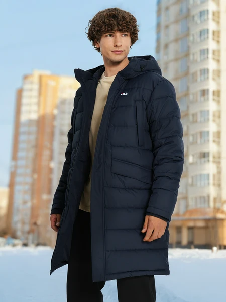 Пуховик мужской FILA, синий, арт. 27868