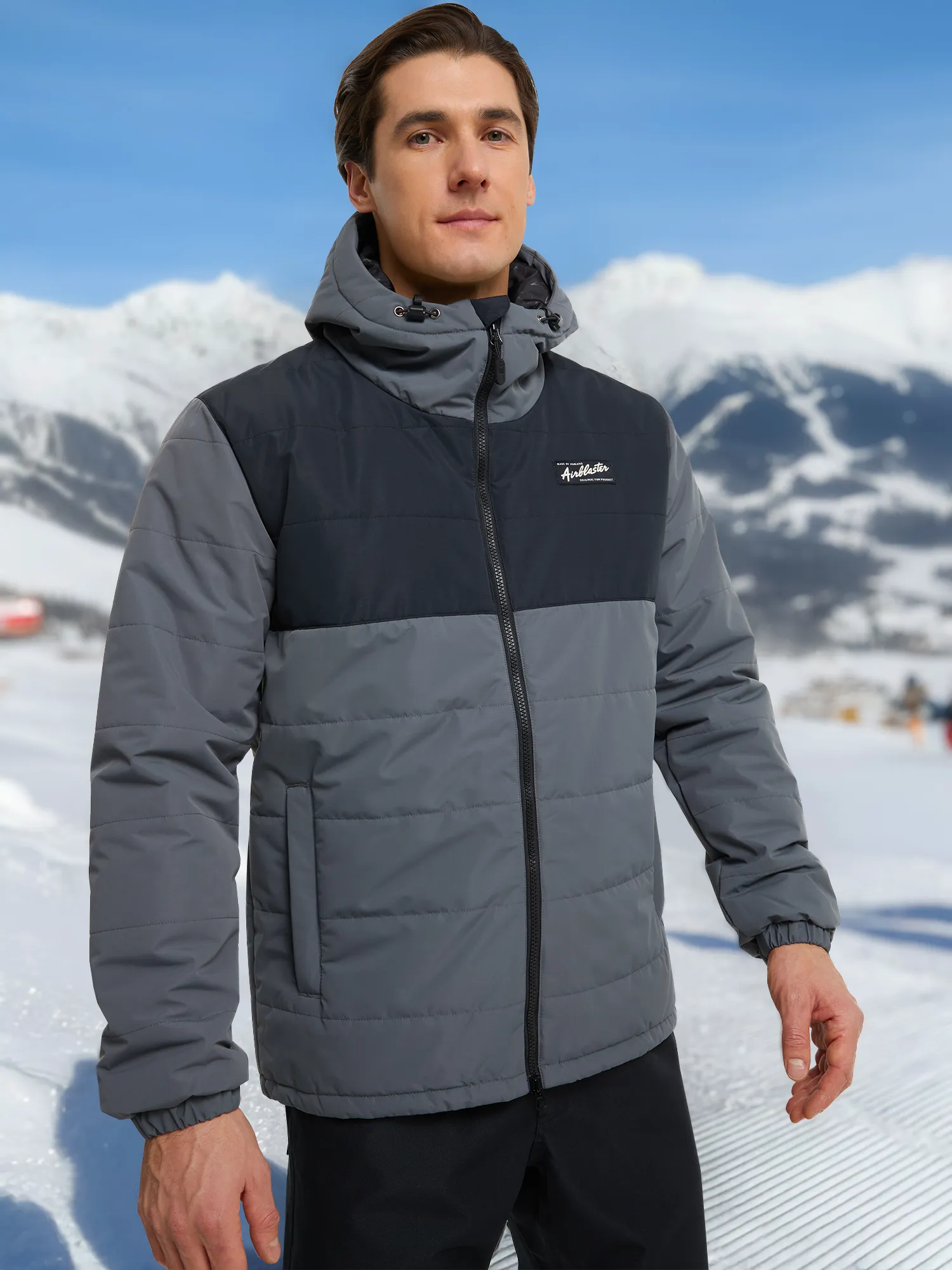 Куртка утепленная Airblaster Puffin, серый, арт. ab24mlfj_201a36-sha