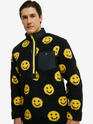 Джемпер флисовый Airblaster Sherpa, черный, арт. AB24MLFJ_205A36-YEL