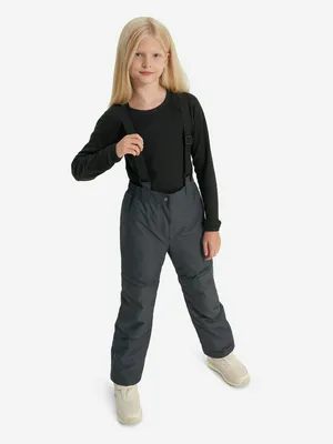 Брюки утепленные для девочек, серый, арт. 138945OUT-92