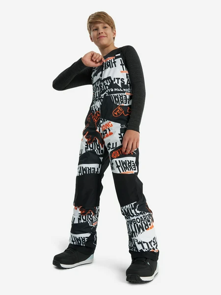 Полукомбинезон для мальчиков Termit, белый, арт. 27911