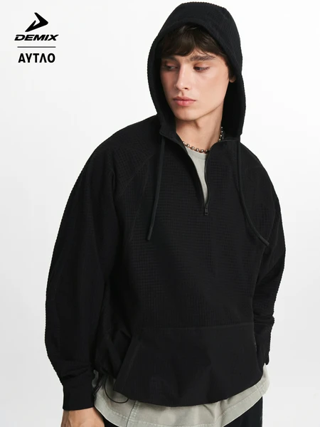 Худи оверсайз Demix x AYTΛO, черный, арт. 27919