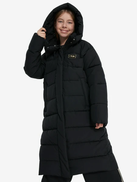 Пальто утепленное для девочек FILA, черный, арт. 137520fla-99