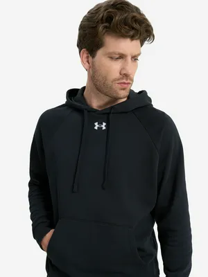 Худи Under Armour Rival Fleece, черный, арт. 1379757U0F-001