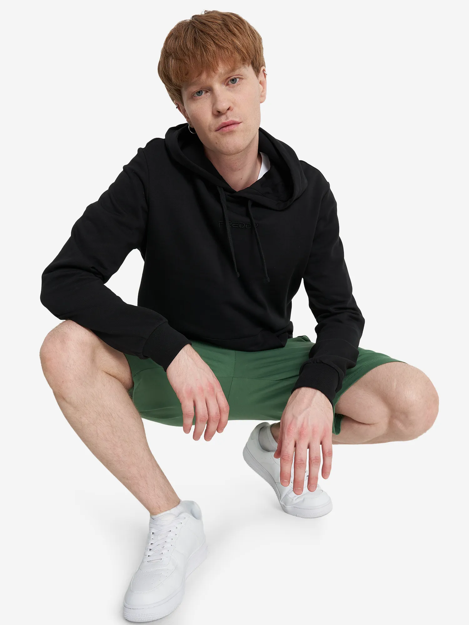 Худи мужское Freddy, черный, арт. 01f0549f0g-001