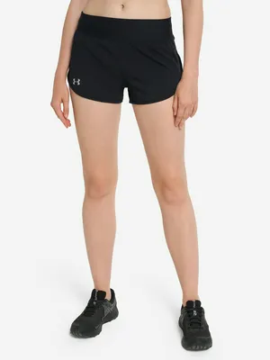 Шорты женские Under Armour Run Speedpocket, черный, арт. 1323872U0F-001