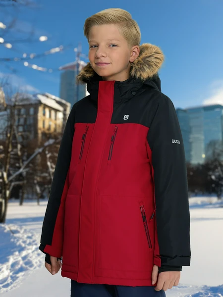 Куртка утепленная для мальчиков Gusti, красный, арт. gw4bj926gst-crimson