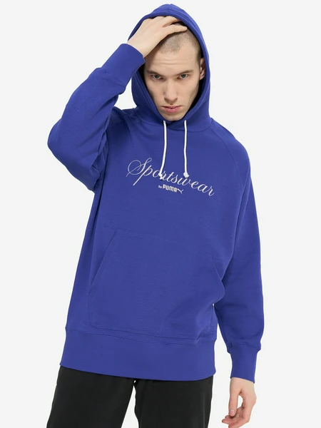 Худи PUMA Classics+, синий, арт. 626722p0p-27