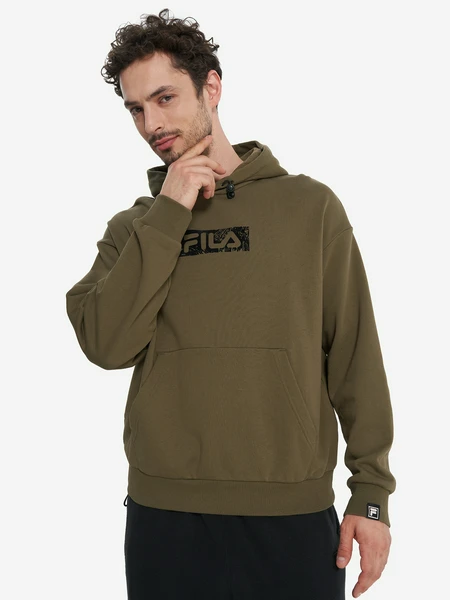 Худи мужское оверсайз FILA, коричневый, арт. 28063