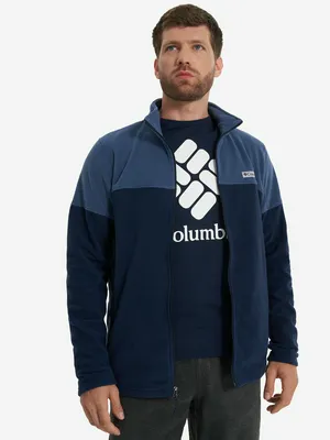 Джемпер флисовый мужской Columbia Basin Trail III Full Zip, синий, арт. 1907753CLB-465