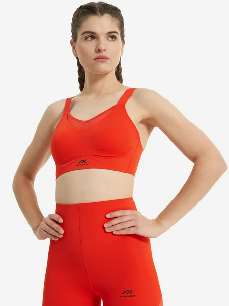 Топ бра спортивный Athlex, красный, арт. 132742a31-r1