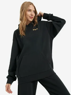 Худи оверсайз FILA, черный, арт. 125588FLA-99