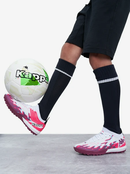 Бутсы для мальчиков Kappa Victorem Jr Tf, белый, арт. 28107