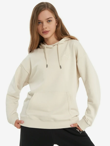 Худи женское PUMA, бежевый, арт. 28116