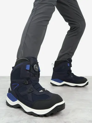 Ботинки утепленные для мальчиков Ecco Snow Mountain, черный, арт. 710333E1A-61379