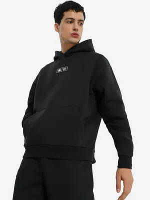 Худи мужское оверсайз Kappa, черный, арт. 136985KAP-99