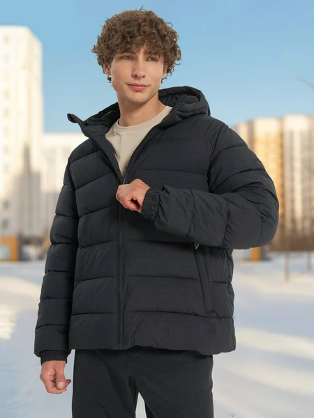 Пуховик мужской Kappa De Omini, черный, арт. 137102kap-b1