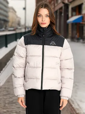 Пуховик женский Kappa, бежевый, арт. 136926
