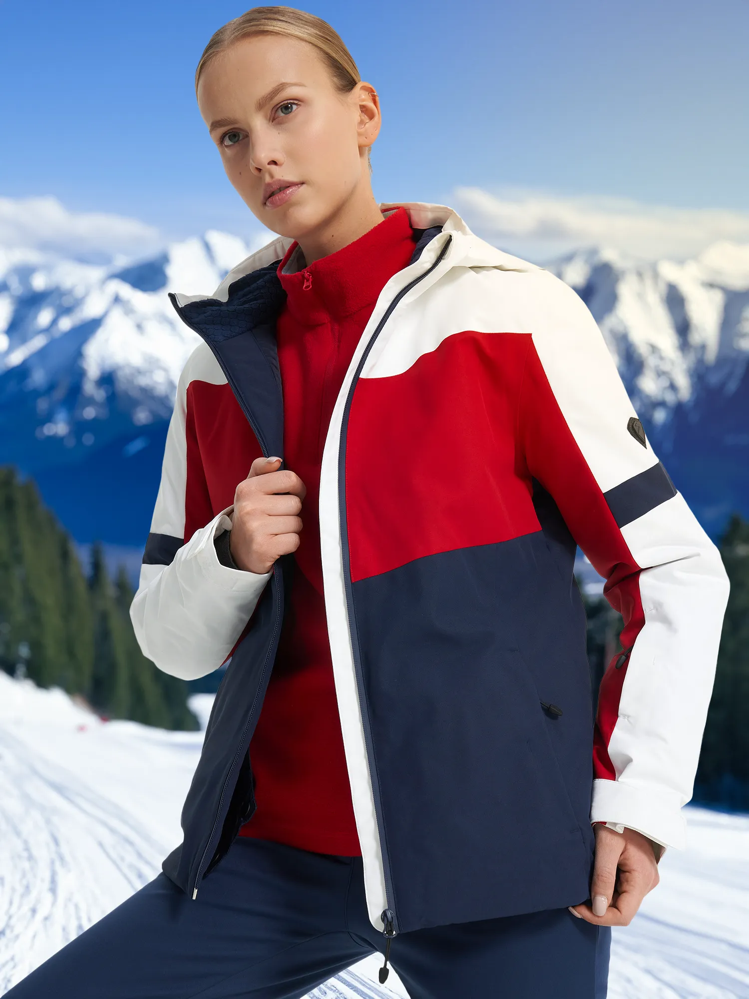 Куртка утепленная женская Ziener Peuta, синий, арт. 235102znr-108458