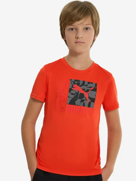 Футболка для мальчиков PUMA Fit, оранжевый, арт. 681913p0p-18