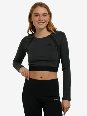 Лонгслив женский Demix, черный, арт. 125759dmx-mb