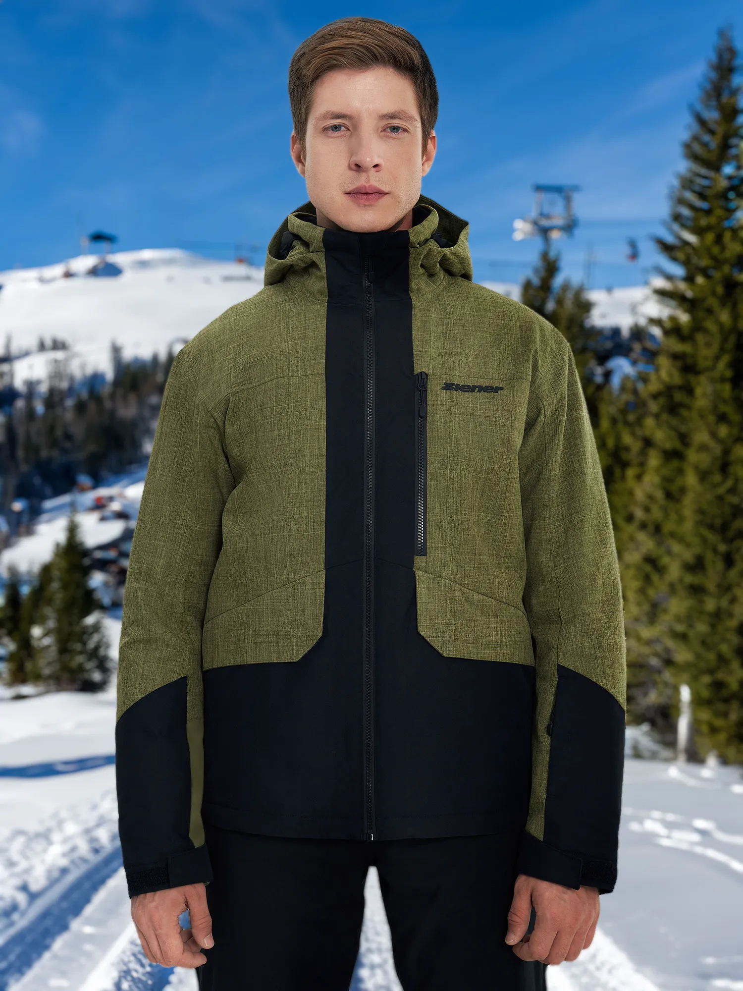 Куртка утепленная мужская Ziener Prexx, черный, арт. 245203znr-52512