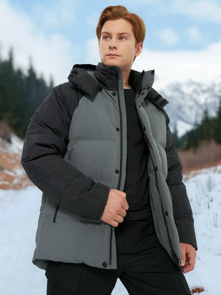 Пуховик мужской Northland, серый, арт. 28300