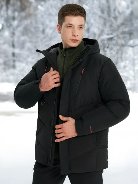 Мужской пуховик Northland, черный, арт. 28303