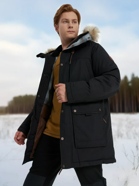 Мужской пуховик Cordillero, черный, арт. 28317