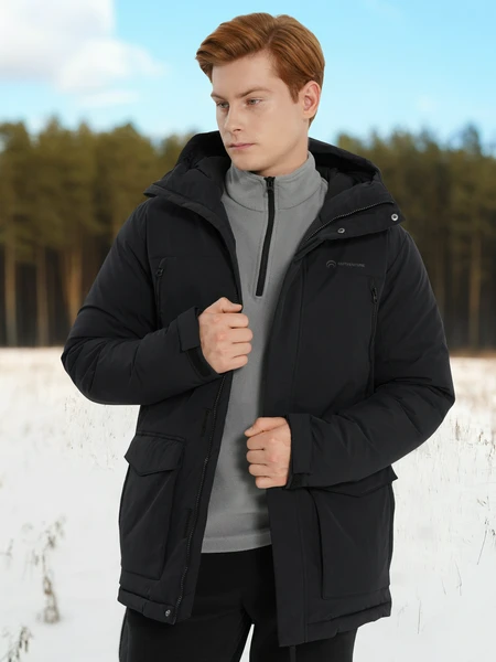 Пуховик мужской Outventure, черный, арт. 28318