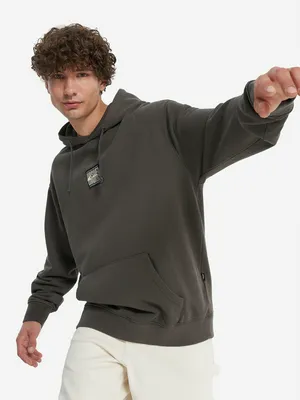 Худи мужское Quiksilver Global Heat, серый, арт. EQYFT05080Q02-KRP0