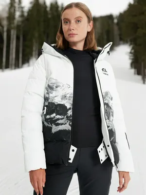 Пуховик женский Volkl, белый, арт. 131407