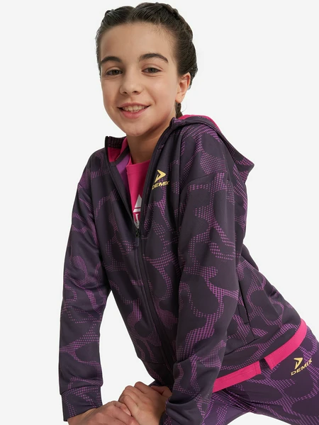 Толстовка для девочек Demix, коричневый, арт. 131055dmx-f1