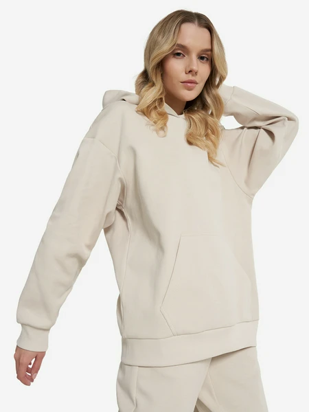 Худи женское оверсайз Demix, бежевый, арт. 28352