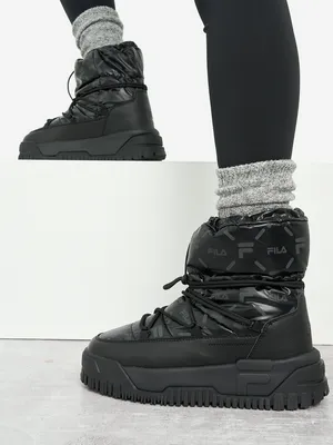 Дутики женские FILA Powder, черный, арт. 136432FLA-99