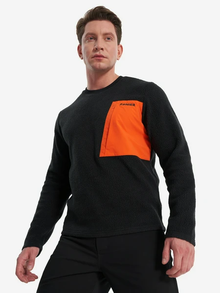 Свитшот мужской Zanier, черный, арт. 28454
