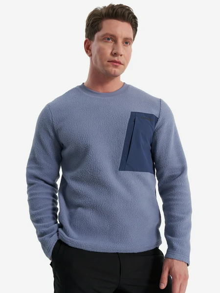 Джемпер флисовый мужской Zanier, синий, арт. 28455