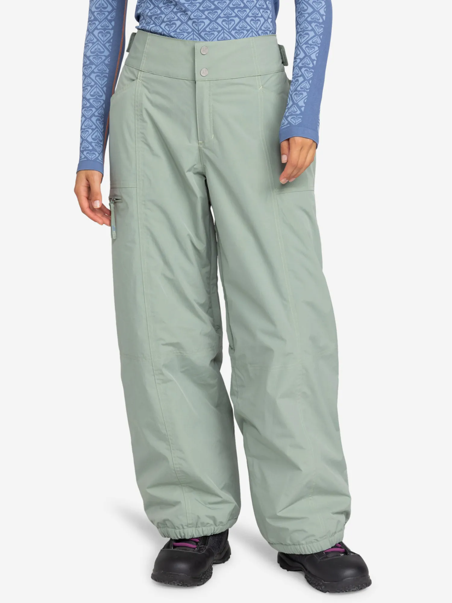 Брюки утепленные Roxy Chloe Kim, зеленый, арт. erjtp03262r17-gjn0