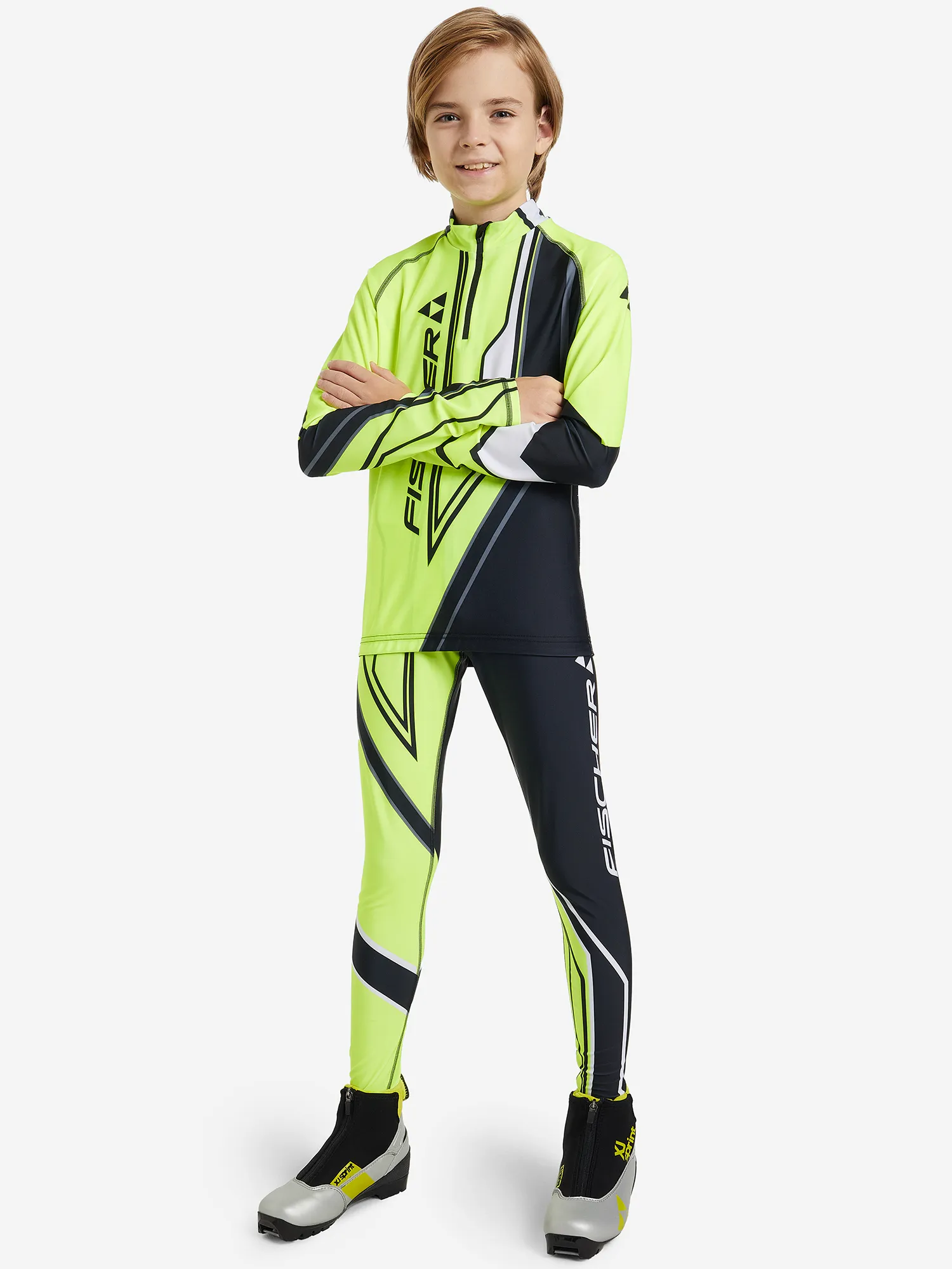 Костюм лыжный Fischer Nordic, желтый, арт. gr8236f06-103