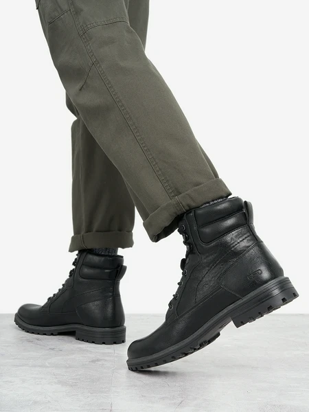 Ботинки утепленные мужские GSD, черный, арт. 28525