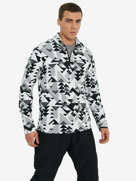 Флисовый джемпер Glissade, белый, арт. 138587gsd-wb