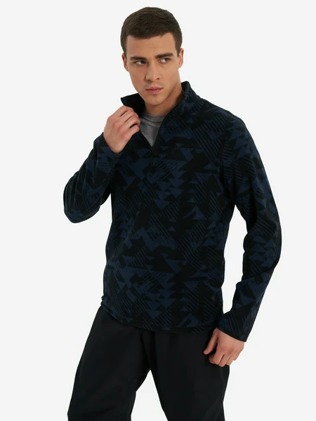 Джемпер флисовый, черный, арт. 28536