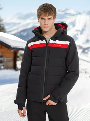 Пуховик мужской Glissade, черный, арт. 138178GSD-BH